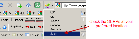 check-google-results-extension-google-global select the location desired directly from your browser bar
